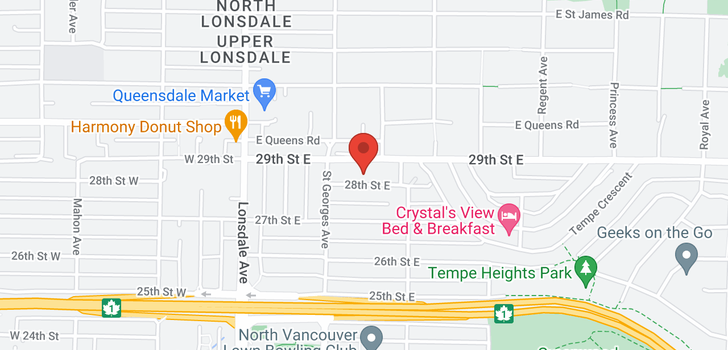 map of 228 E 28TH STREET